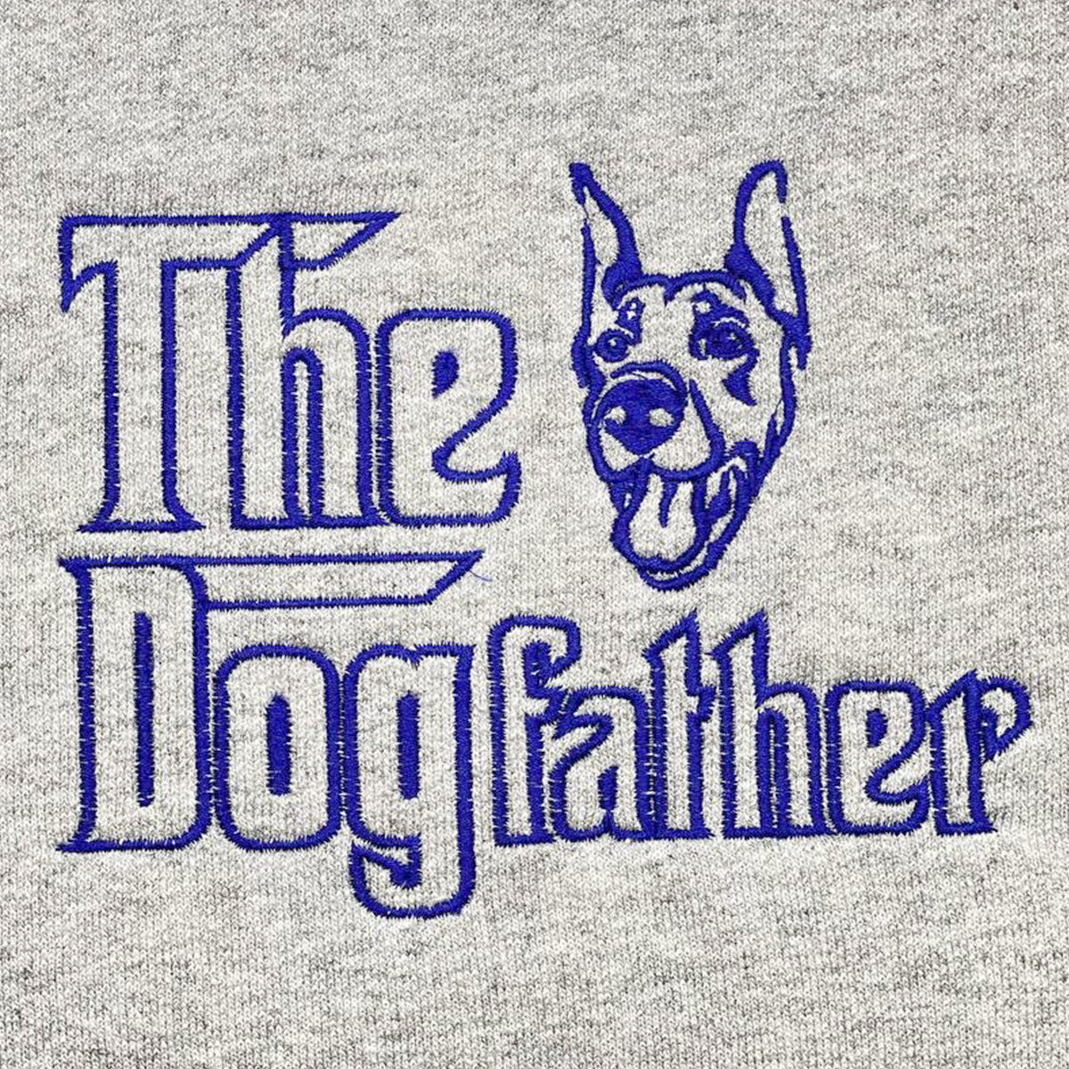 Personalized The DogFather Embroidered Tote Bag Doberman, Custom Tote Bag with Dog Name, Best Gifts For Doberman Lovers em1