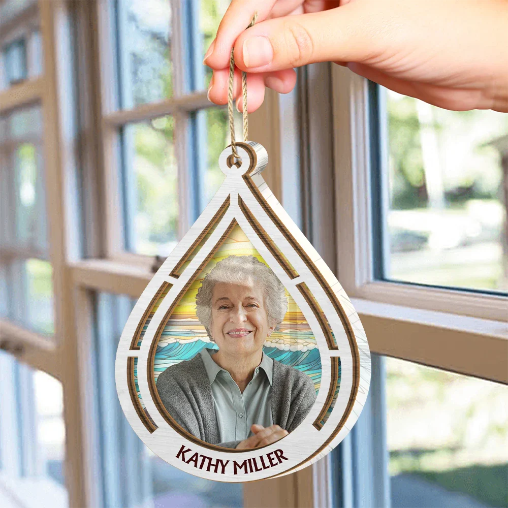 Custom Photo I Am Always With You - Personalized Suncatcher Ornament ORNA1210