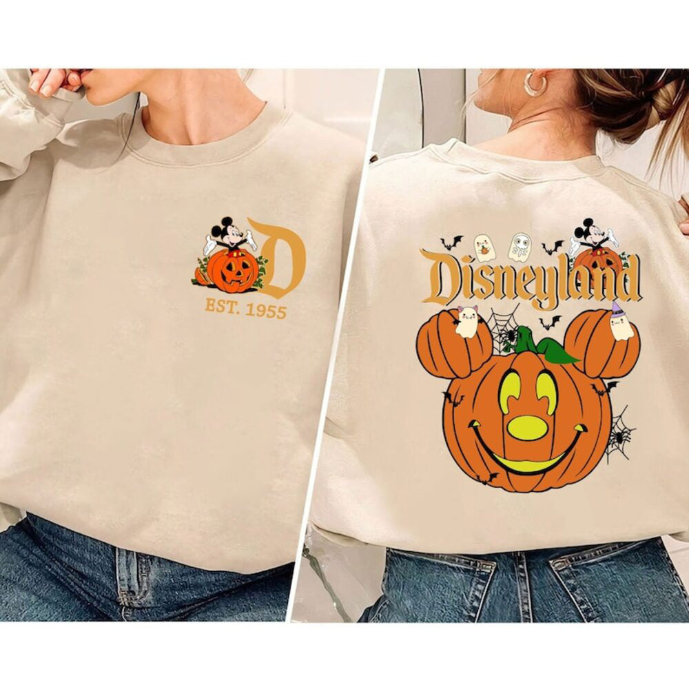 Retro Disneyland Halloween 2 Side Shirt, Disney Pumpkin Shirt, Mickey?s Not-So-Scary Halloween Party, Halloween Shirt, Spooky Season Shirt