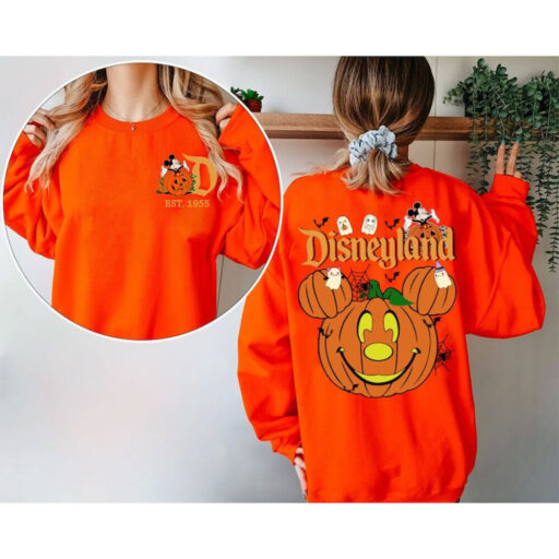 Retro Disneyland Halloween 2 Side Shirt, Disney Pumpkin Shirt, Mickey?s Not-So-Scary Halloween Party, Halloween Shirt, Spooky Season Shirt