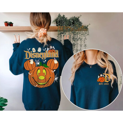 Retro Disneyland Halloween 2 Side Shirt, Disney Pumpkin Shirt, Mickey?s Not-So-Scary Halloween Party, Halloween Shirt, Spooky Season Shirt