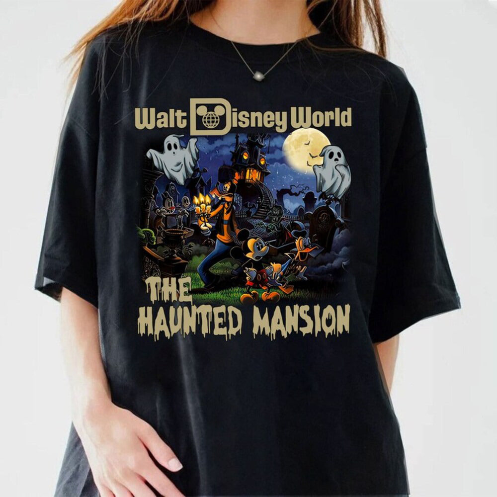 The Haunted Mansion Vintage Shirt,Retro Disney The Haunted Mansion Shirt V2, Disney Trip Shirt, Halloween Shirt,Disney Halloween HL23