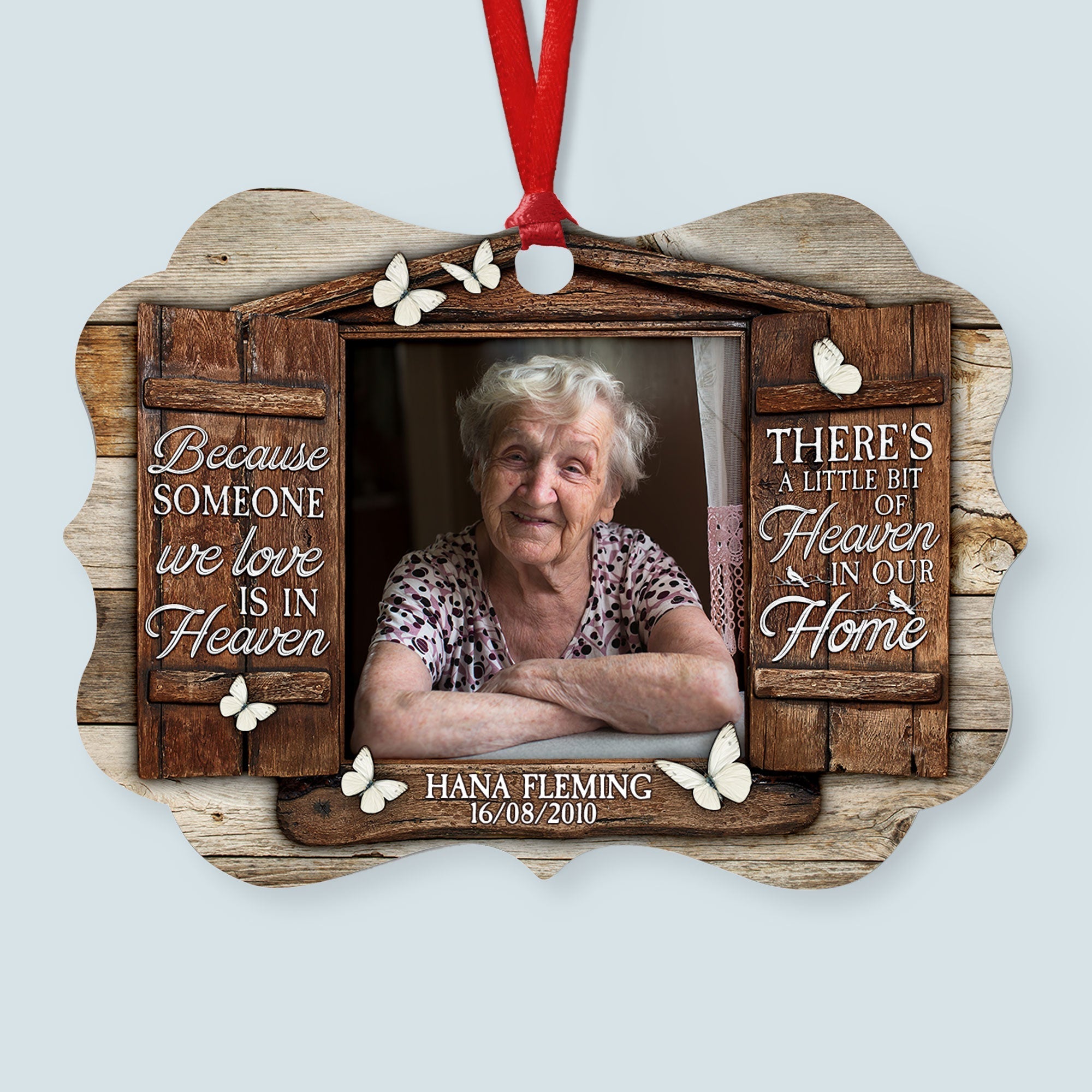 Someone We Love Is In Heaven - Personalized Aluminum Ornament - Memorial Gift For Family, Remembrance, Grief Gift, Sympathy Gift ORNA1210