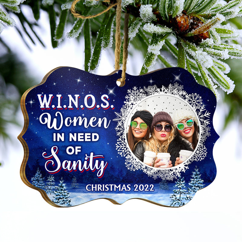 Custom Photo Work Made Us Colleagues - Christmas Gift For Friends - Personalized Custom Wooden Ornament ORNA1210
