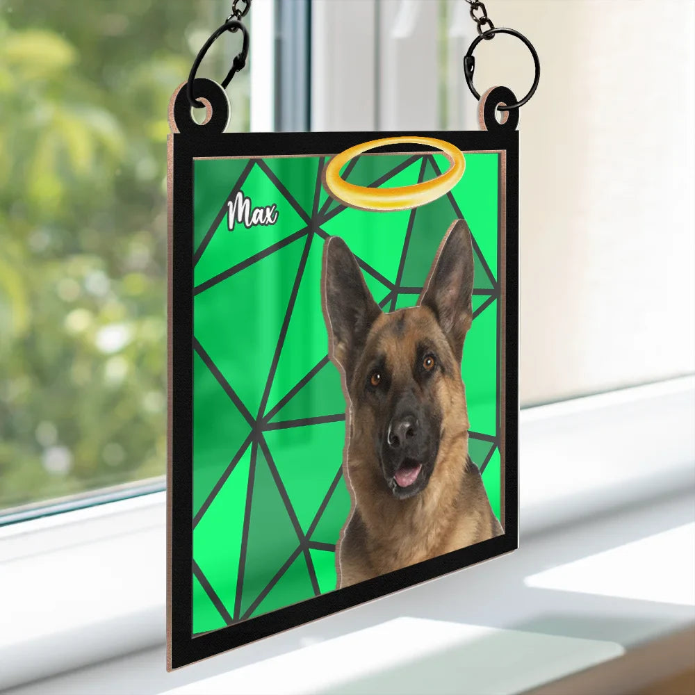 Custom Photo Life Is Better With Dogs Cats - Personalized Window Hanging Suncatcher Ornament ORNA1210