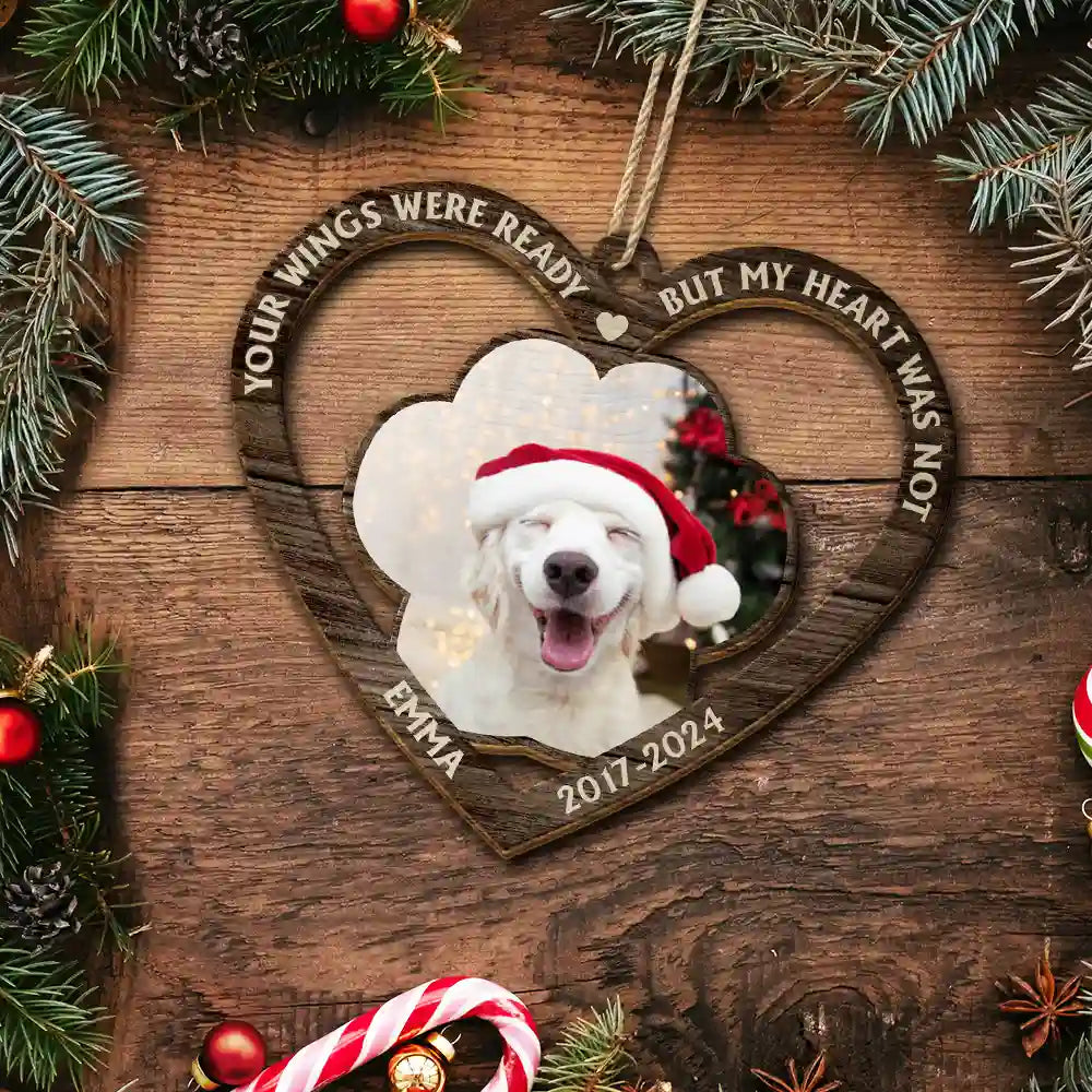 Memorial Custom Photo If Love Could Have Kept You Here - Personalized Custom Shaped Wooden Ornament ORNA1210
