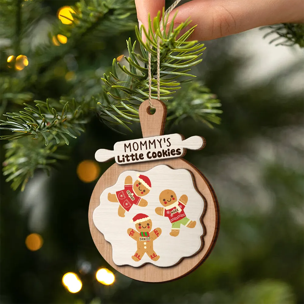 Grandma Grandpa Perfect Batch - Personalized 2-Layered Wooden Ornament ORNA1210
