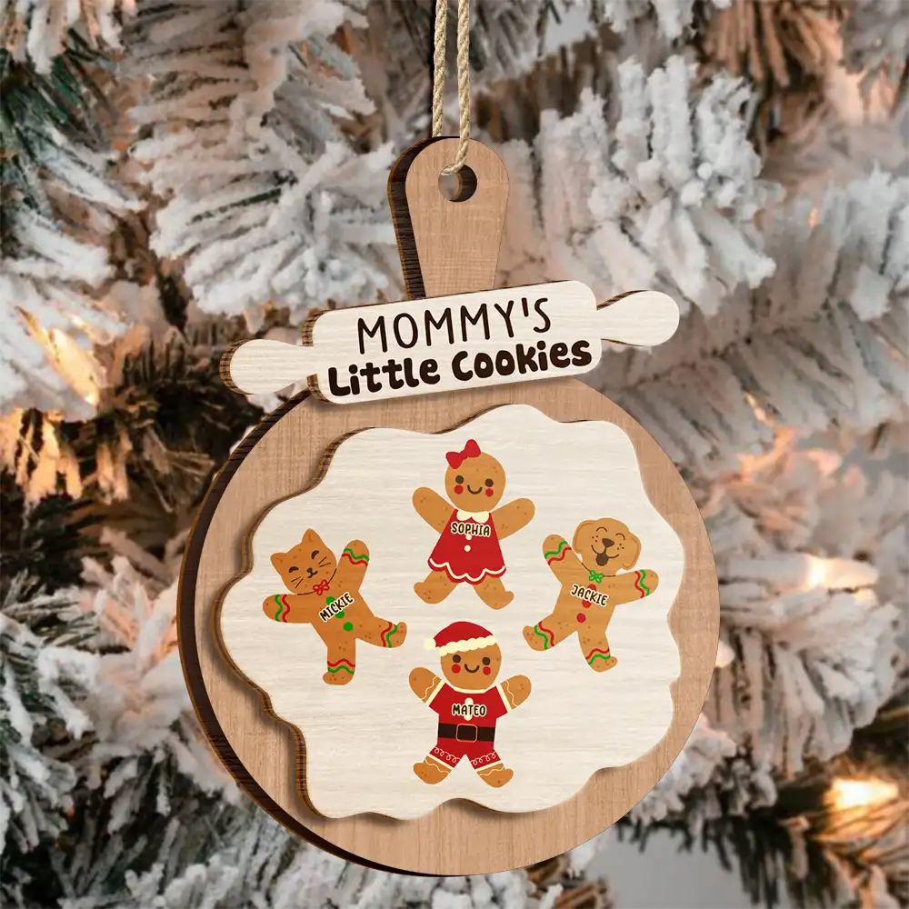 Grandma Grandpa Perfect Batch - Personalized 2-Layered Wooden Ornament ORNA1210