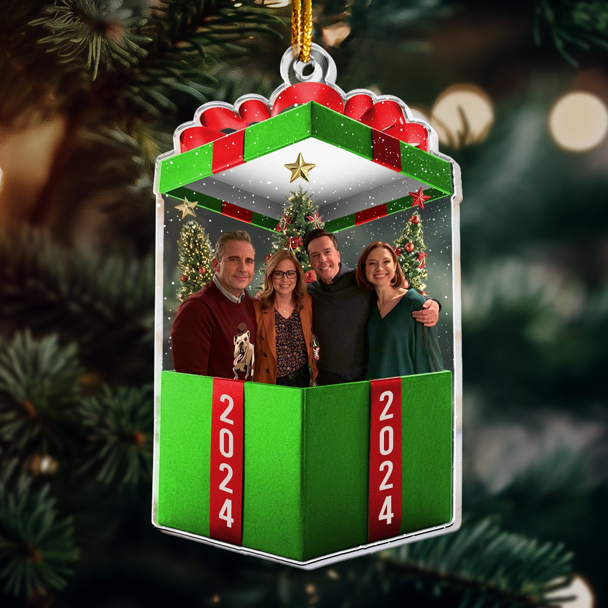 The Best Gift Ever - Personalized Acrylic Photo Ornament ORN0810