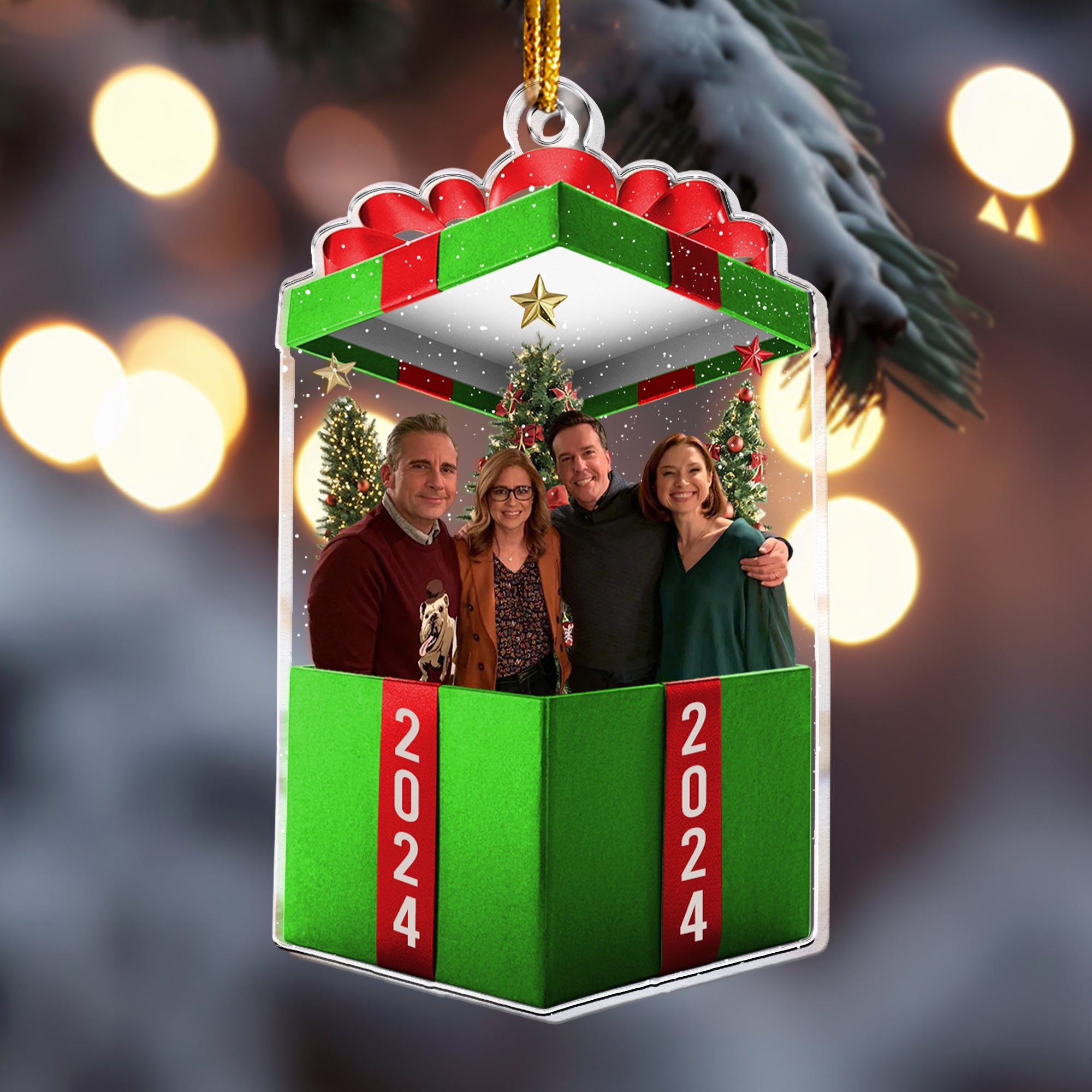 The Best Gift Ever - Personalized Acrylic Photo Ornament ORN0810