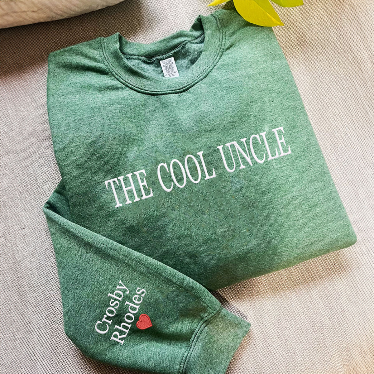 The Cool Uncle Sweatshirt, Uncle Sweatshirt Crewneck Embroidered, Best Father's Day Gifts em4