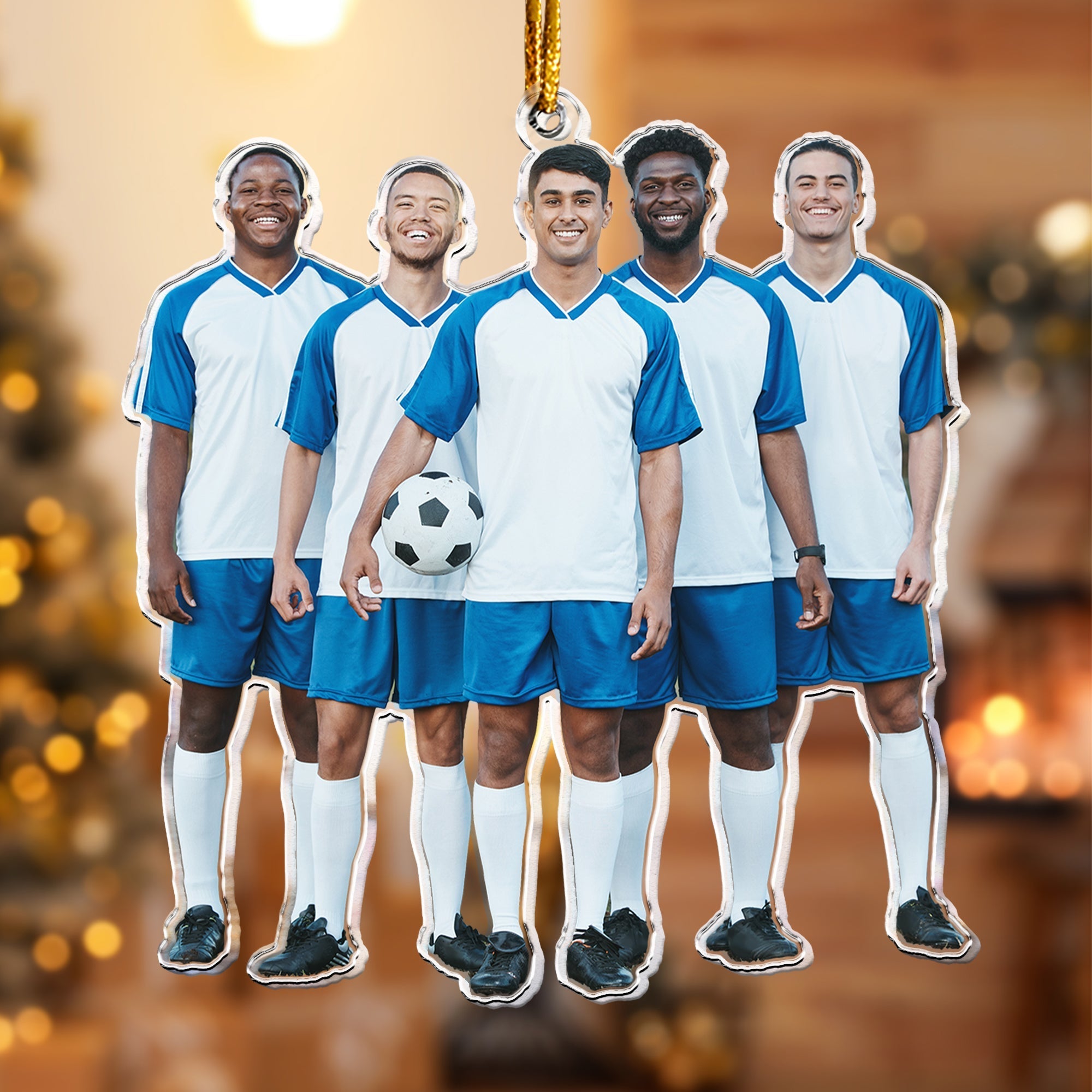 This Is My Soccer Team  - Personalized Acrylic Photo Ornament ORN0810