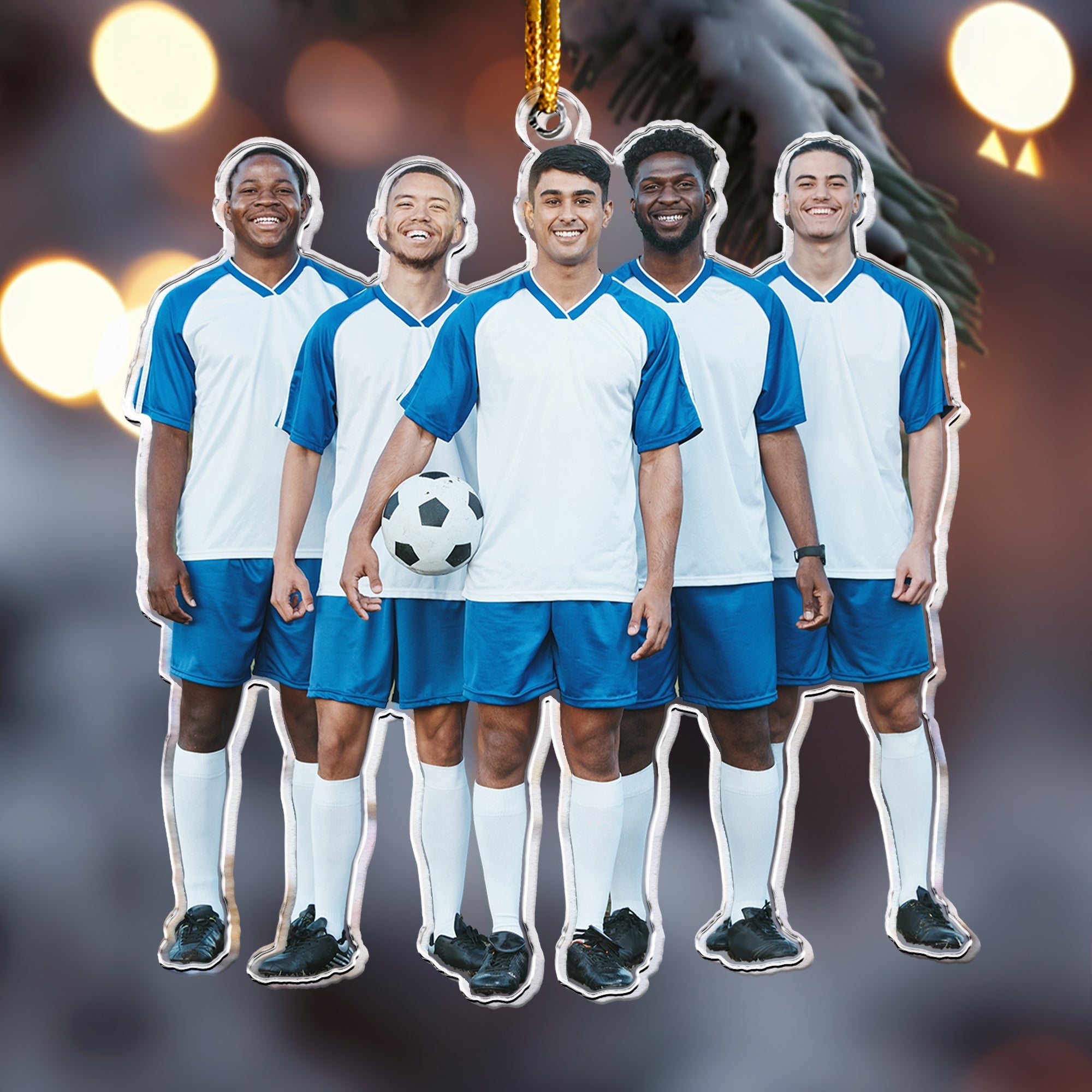 This Is My Soccer Team - Personalized Acrylic Photo Ornament ORNA1210