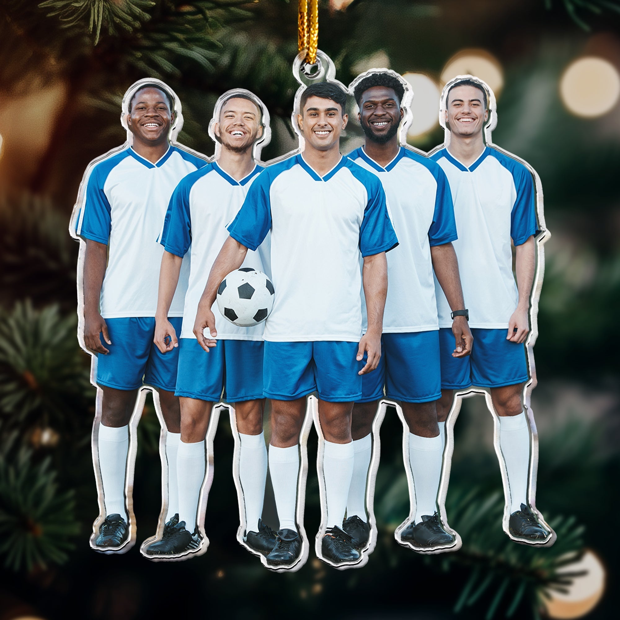 This Is My Soccer Team  - Personalized Acrylic Photo Ornament ORN0810