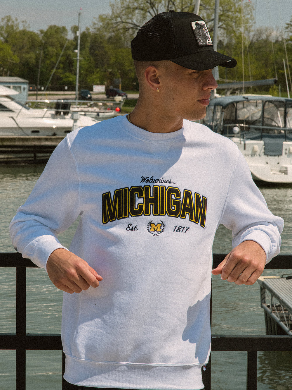 RUSSELL MICHIGAN CREWNECK EMHA1009T