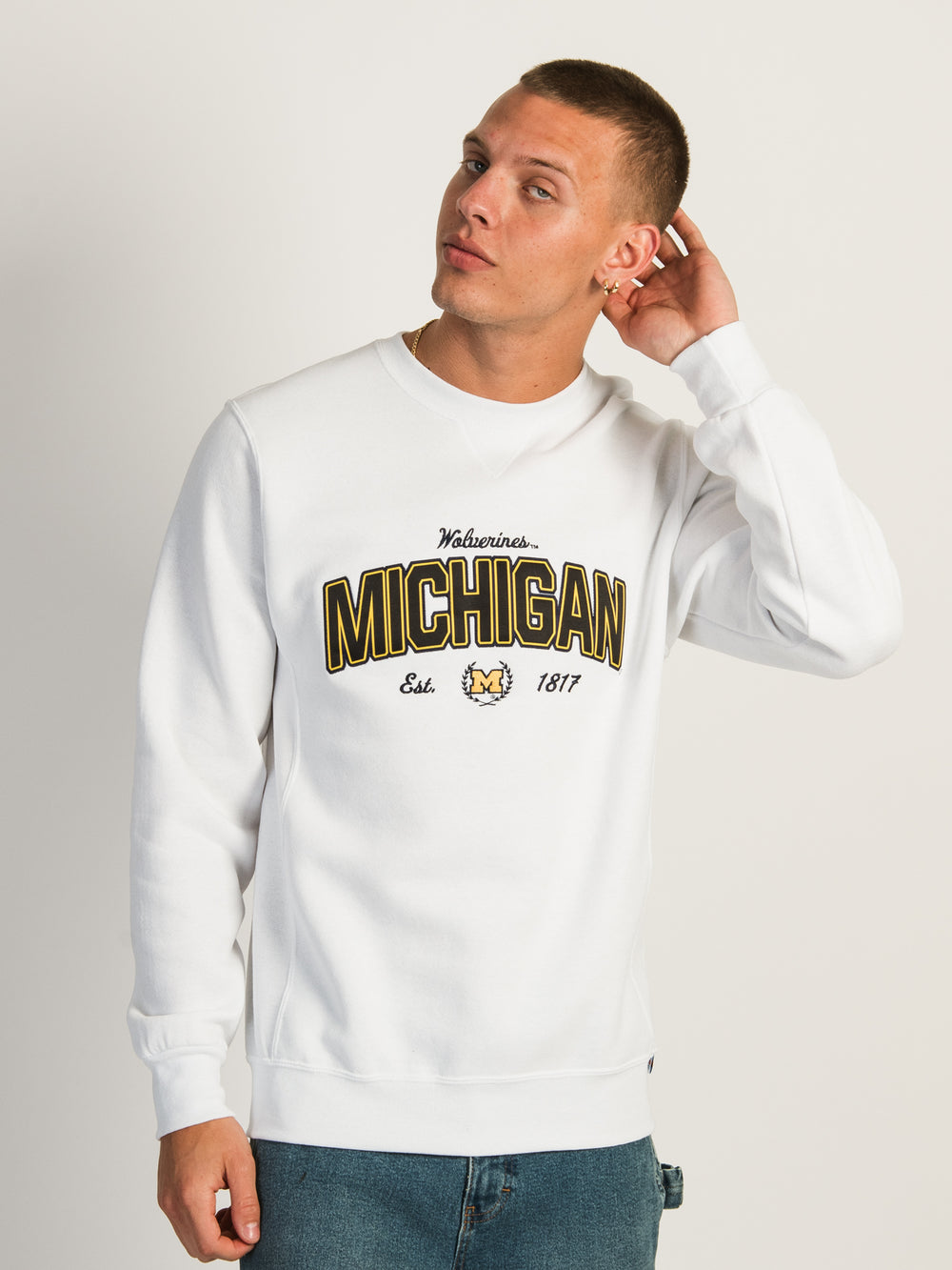 RUSSELL MICHIGAN CREWNECK EMHA1009T