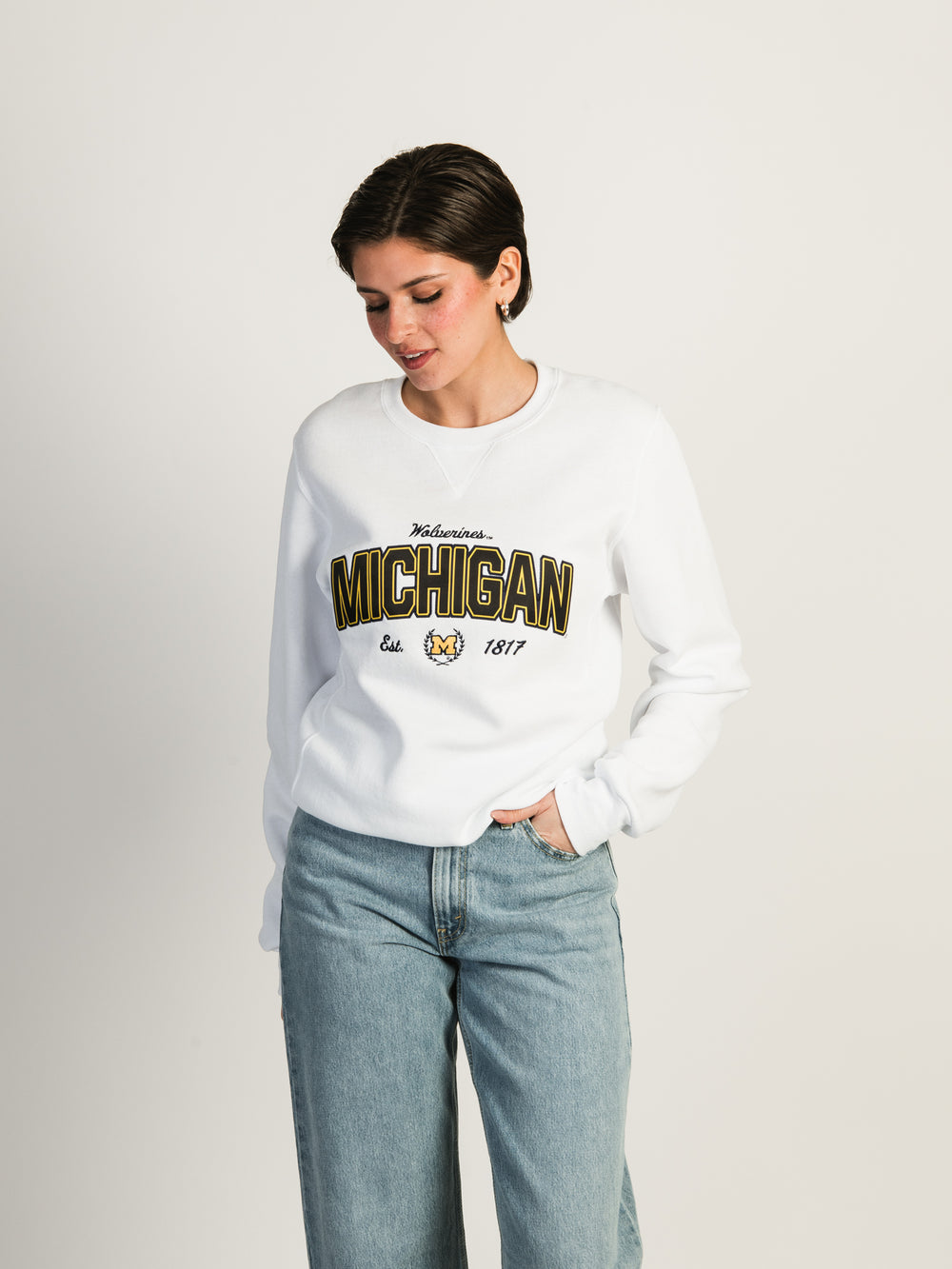 RUSSELL MICHIGAN CREWNECK EMHA1009T