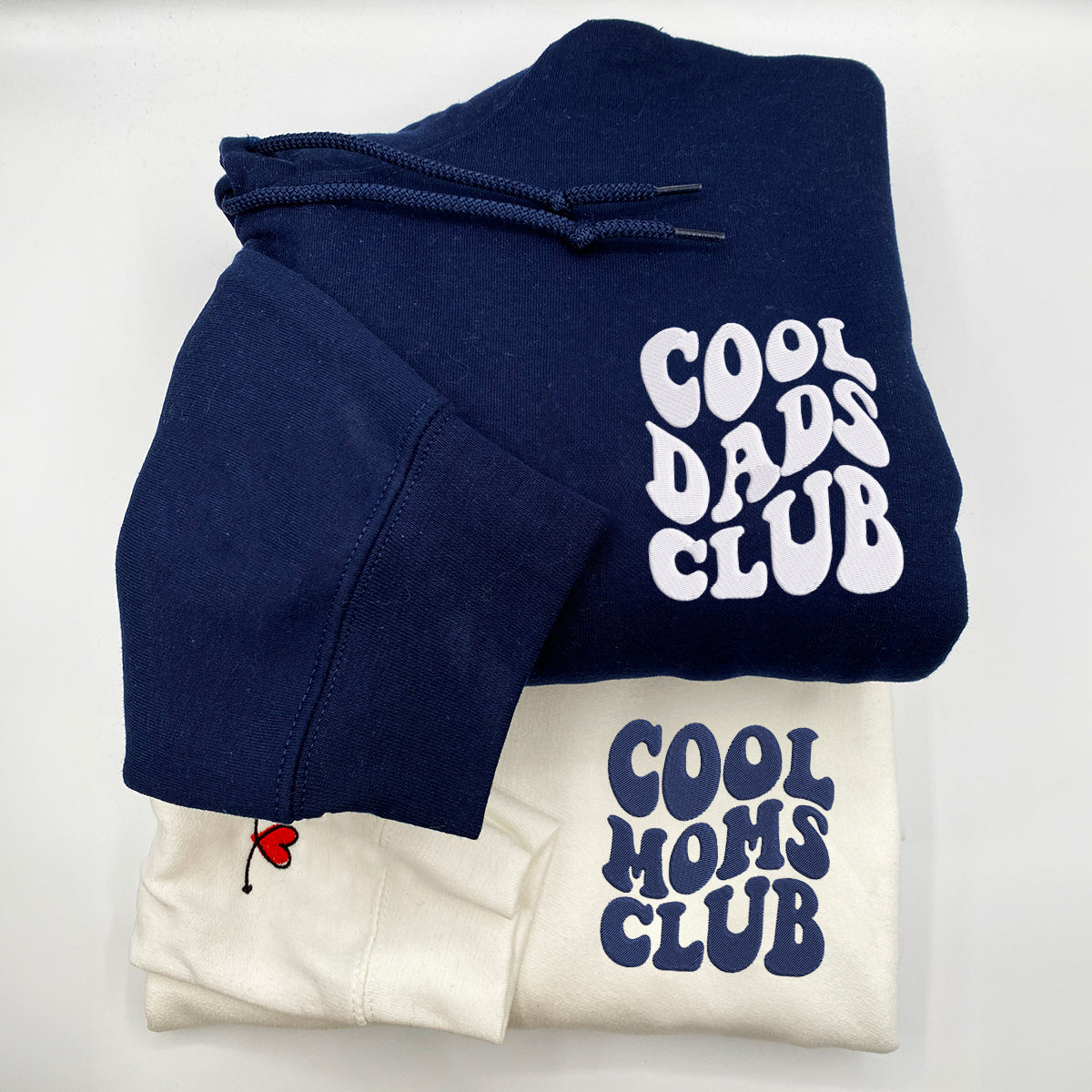 Cool Mom Club Embroidered Hoodie, Cool Mom Hood, Custom Mom Gift EM5