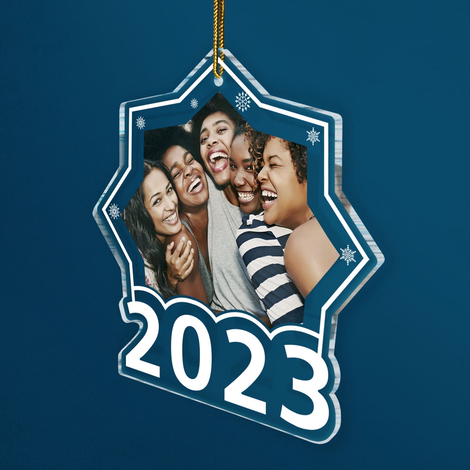 Custom Photo Snowflake - Christmas, Lovely Gift For Family, Couple, Bestie, Pet Lovers - Personalized Custom Shaped Acrylic Ornament ORNA1210