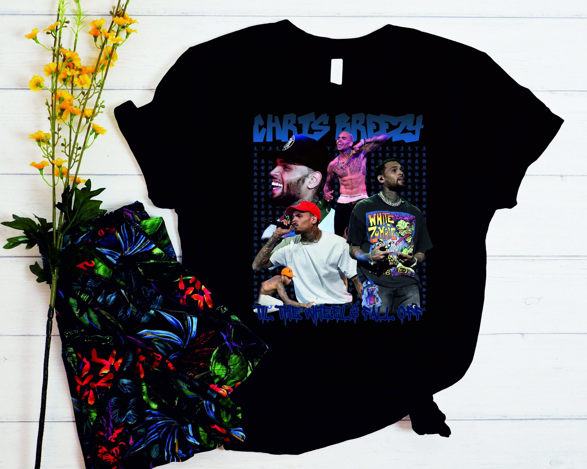 Vintage Chris Brown T-Shirt, Chris Brown Tee, Chris Brown Hip Hop Shirt, Chris Brown Homage 90s Graphic Tee, Hiphop Tee, Gift For Fan 3