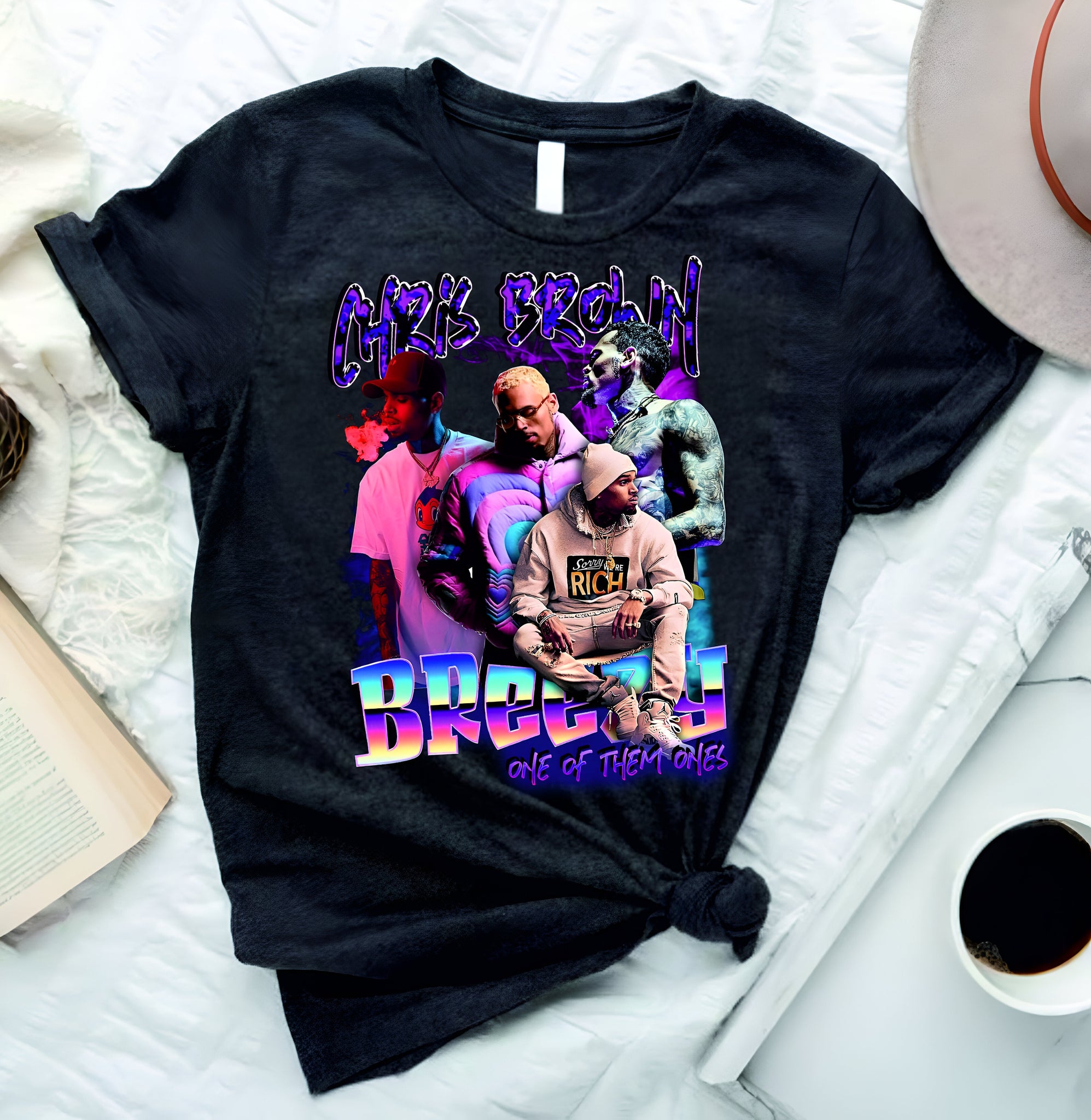 Vintage Chris Brown T-Shirt, Chris Brown Tee, Chris Brown Hip Hop Shirt, Chris Brown Homage 90s Graphic Tee, Hiphop Tee, Gift For Fan  MS2007 02