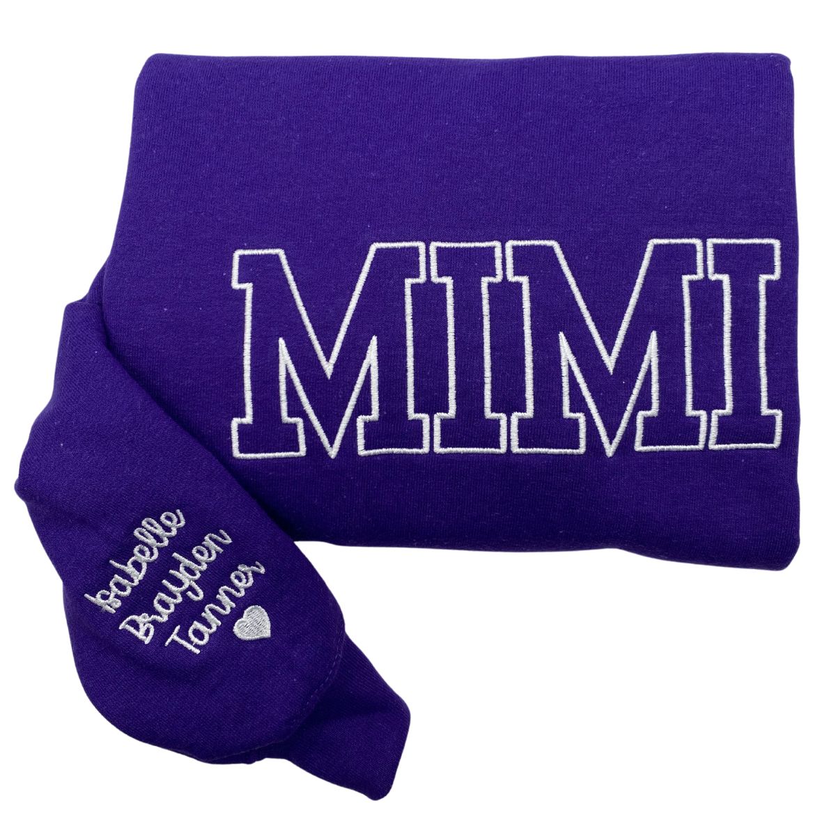 Custom Varsity Letter Sweatshirt Hoodie, Custom Wifey Embroidered Sweatshirt with EST Date, Initial on Sleeve em4