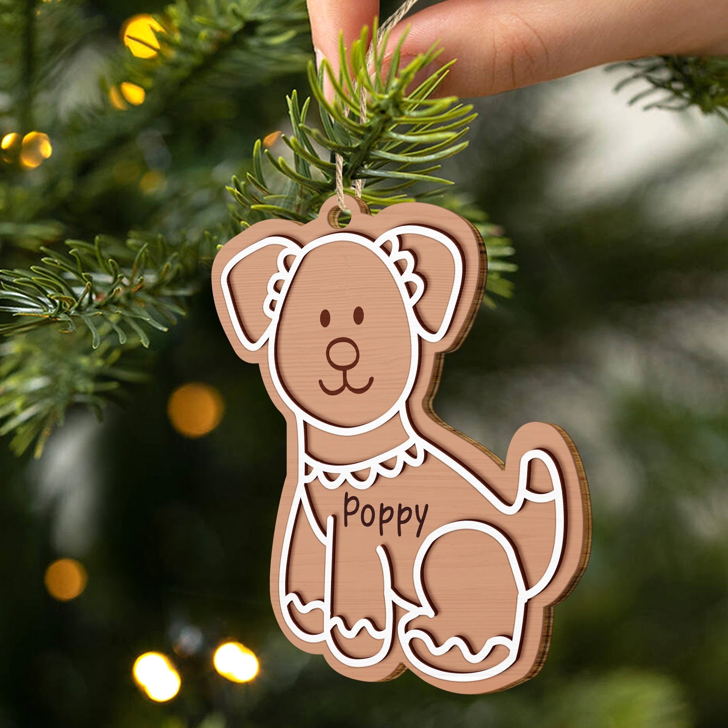 Set Family Cookies Perfect Batch - Christmas Gift For Parents, Grandparents, Pet Lovers - Personalized Wooden Cutout Ornament ORNA1210
