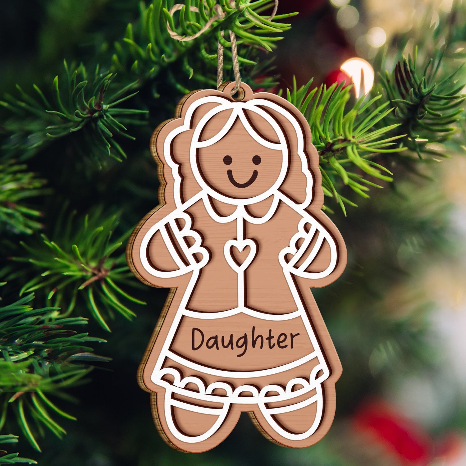Set Family Cookies Perfect Batch - Christmas Gift For Parents, Grandparents, Pet Lovers - Personalized Wooden Cutout Ornament ORNA1210