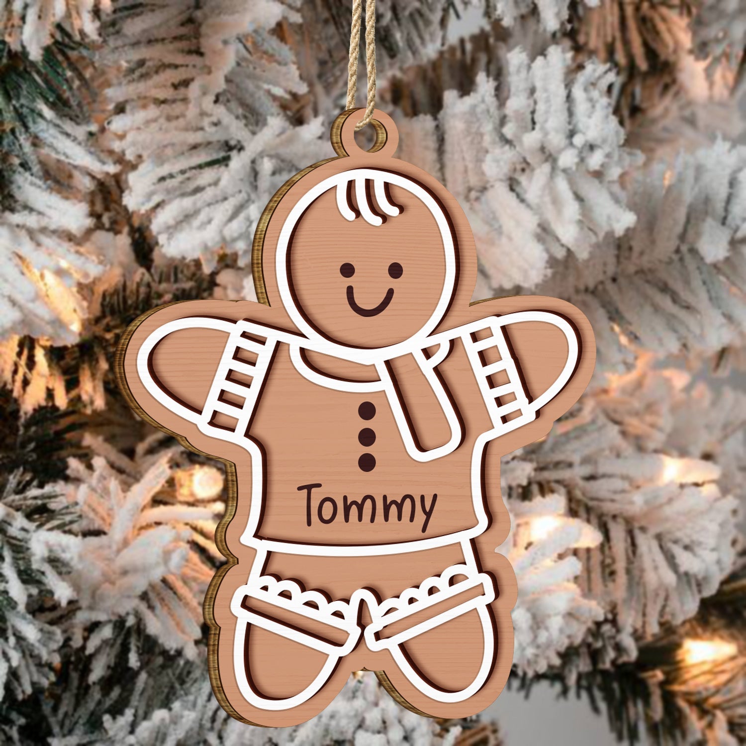 Set Family Cookies Perfect Batch - Christmas Gift For Parents, Grandparents, Pet Lovers - Personalized Wooden Cutout Ornament ORNA1210