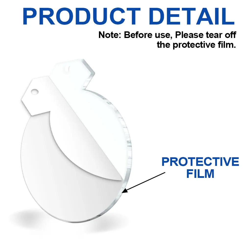 Ring Shape Holding Hands First Christmas - Personalized Custom Shaped Acrylic Ornament ORNA1210