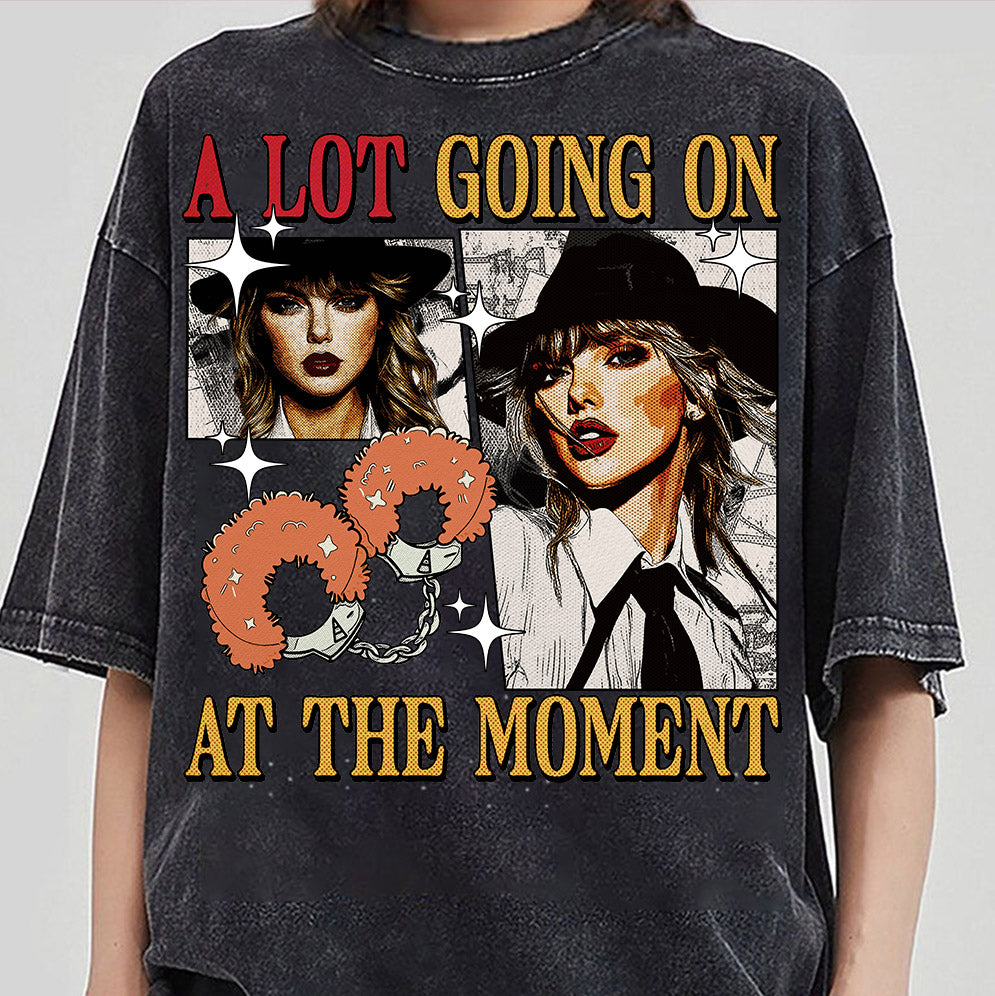 A Lot Going On At The Moment Shirt, Retro Vintage Eras Aesthetic, Concert Music Lover