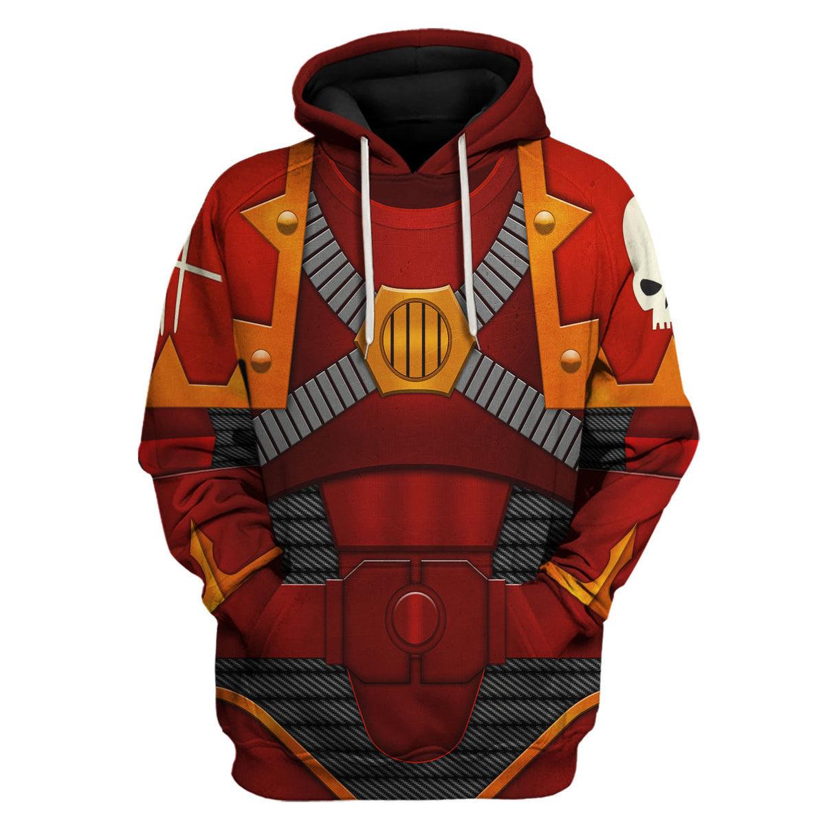 A Member Of The Brazen Beasts Khorne Daemonkin Warband Warhammer Costume Hoodie Jogger,A Member Of The Brazen Beasts Khorne Daemonkin Warband Marines Cosplay 3D Hoodie Pants, Warhammer 3D Tracksuit 