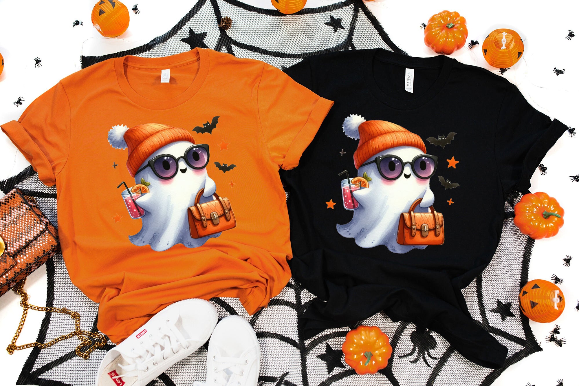 Halloween Ghost Shirt, Cute Ghost Shirt, Womens Halloween Shirt, Cute Fall Shirt, Spooky Season Shirt HW2507 16