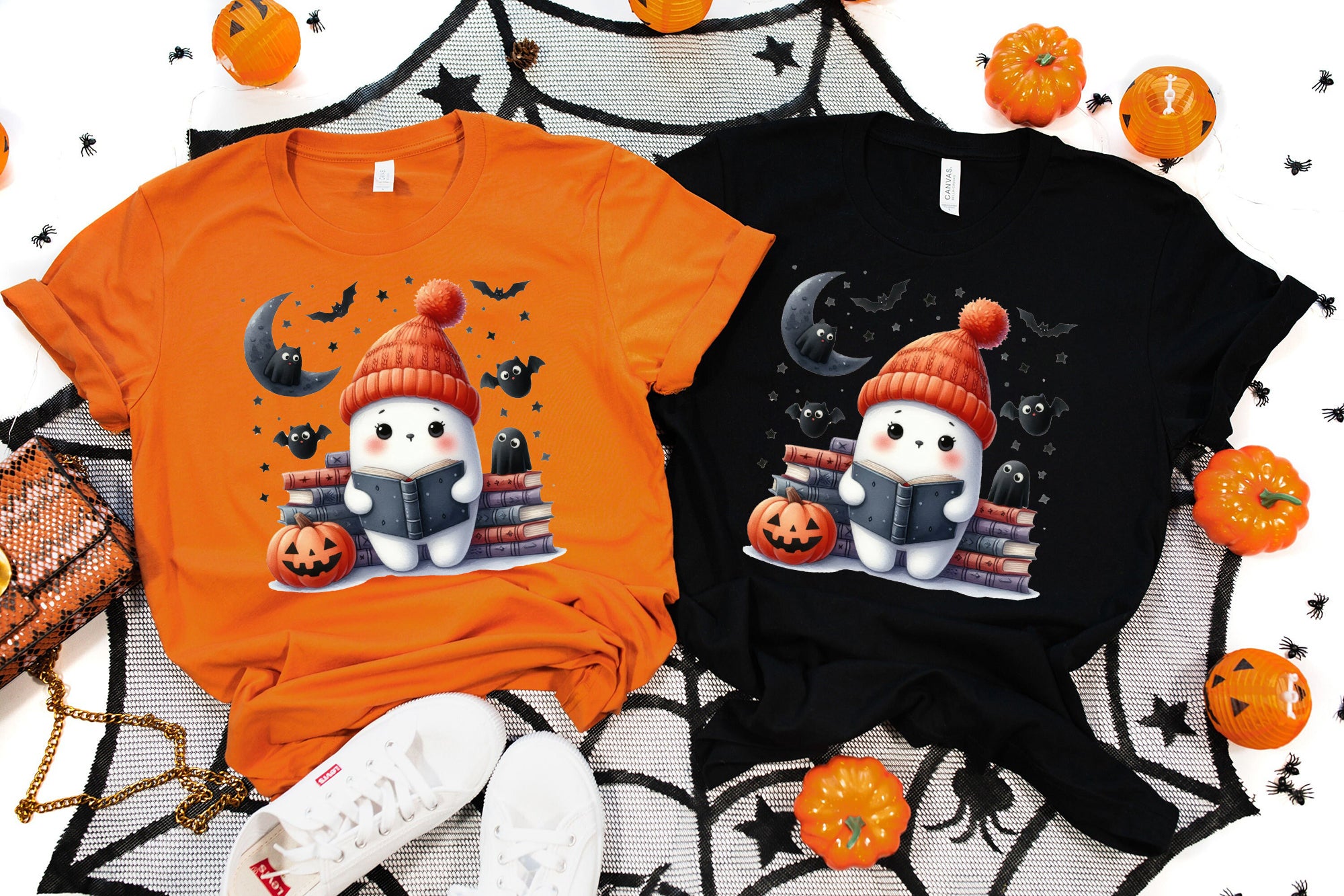Halloween Ghost Shirt, Cute Ghost Shirt, Womens Halloween Shirt, Cute Fall Shirt, Spooky Season Shirt HW2507 13