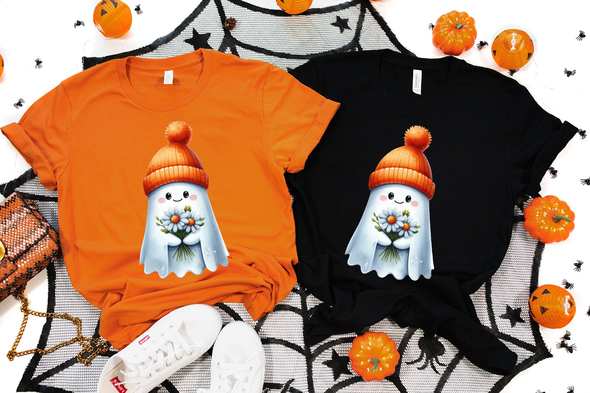 Halloween Ghost Shirt, Cute Ghost Shirt, Womens Halloween Shirt, Cute Fall Shirt, Spooky Season Shirt HW2507 15