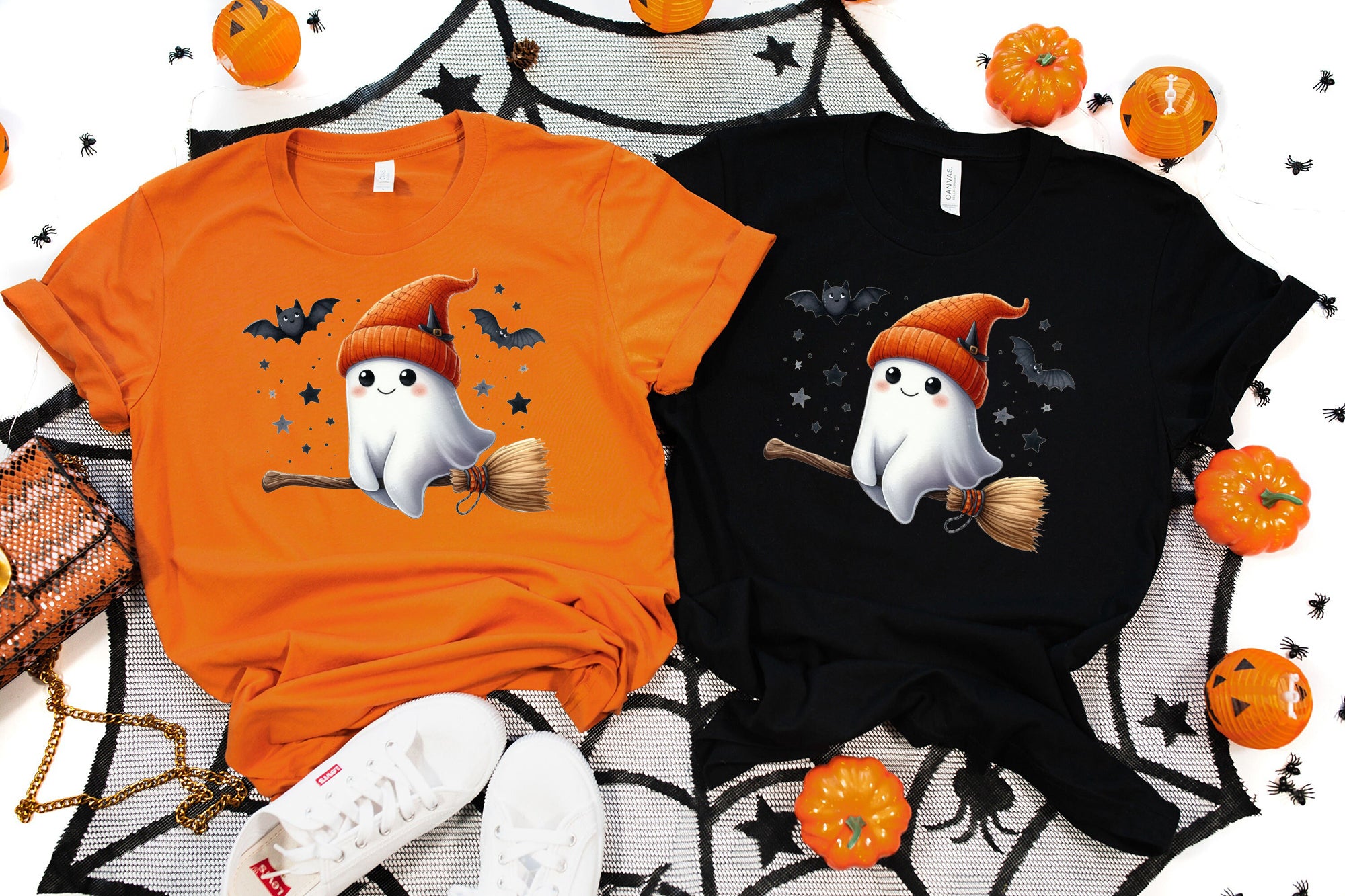 Halloween Ghost Shirt, Cute Ghost Shirt, Womens Halloween Shirt, Cute Fall Shirt, Spooky Season Shirt HW2507 07