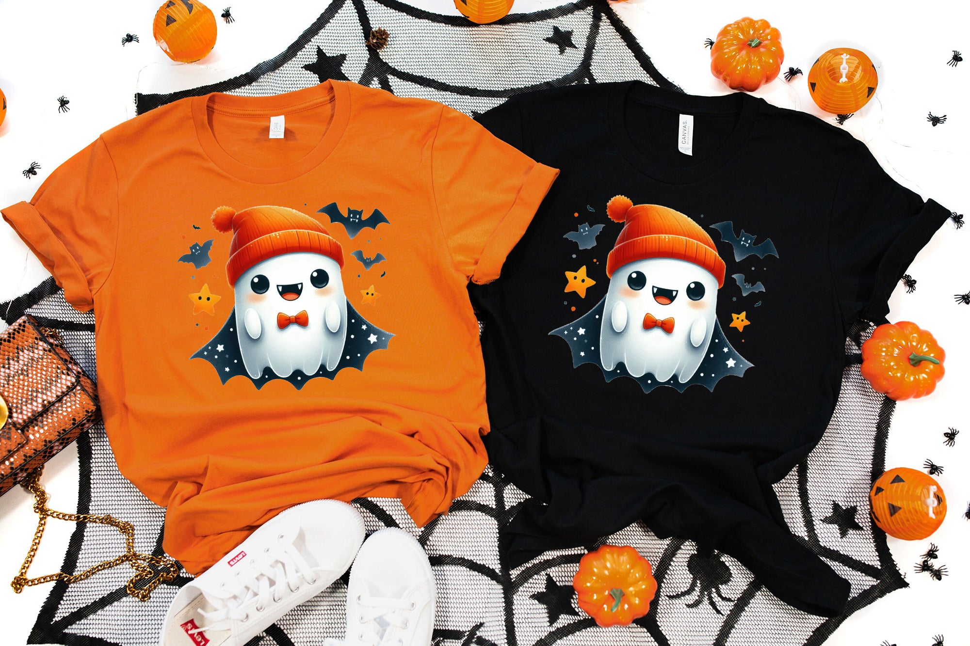 Halloween Ghost Shirt, Cute Ghost Shirt, Womens Halloween Shirt, Cute Fall Shirt, Spooky Season Shirt HW2507 08