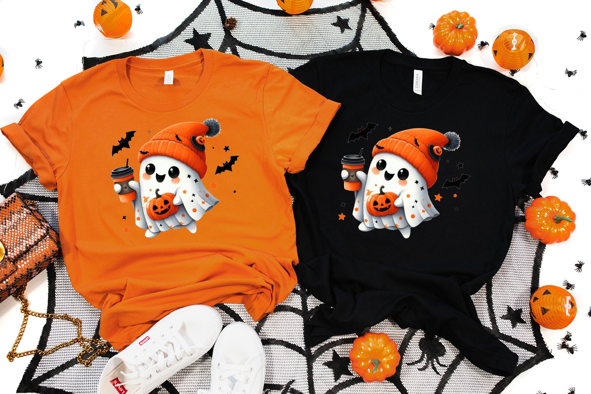Halloween Ghost Shirt, Cute Ghost Shirt, Womens Halloween Shirt, Cute Fall Shirt, Spooky Season Shirt HW2507 09