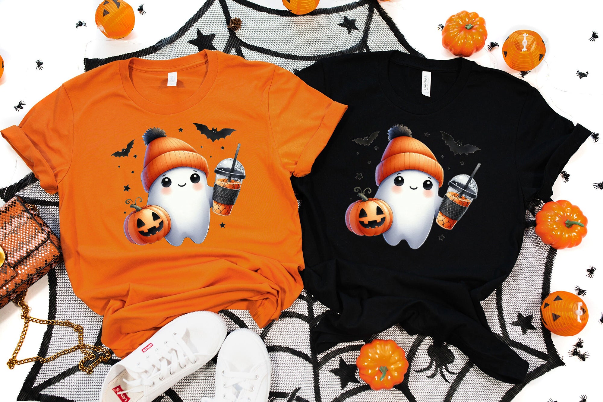 Halloween Ghost Shirt, Cute Ghost Shirt, Womens Halloween Shirt, Cute Fall Shirt, Spooky Season Shirt HW2507 10