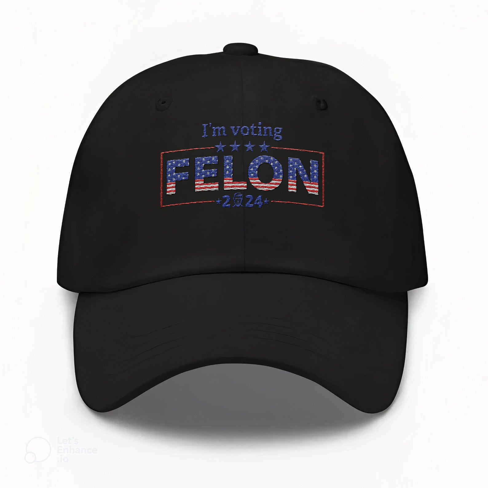 Voting For The Felon 24 Embroidered Hat #41 Tu4