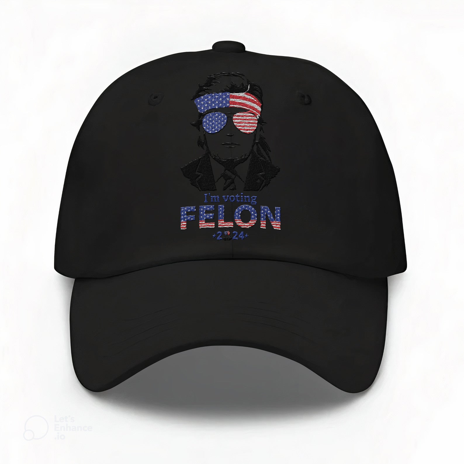 Trump Voting Felon 24 Embroidered Hat #43 Tu4