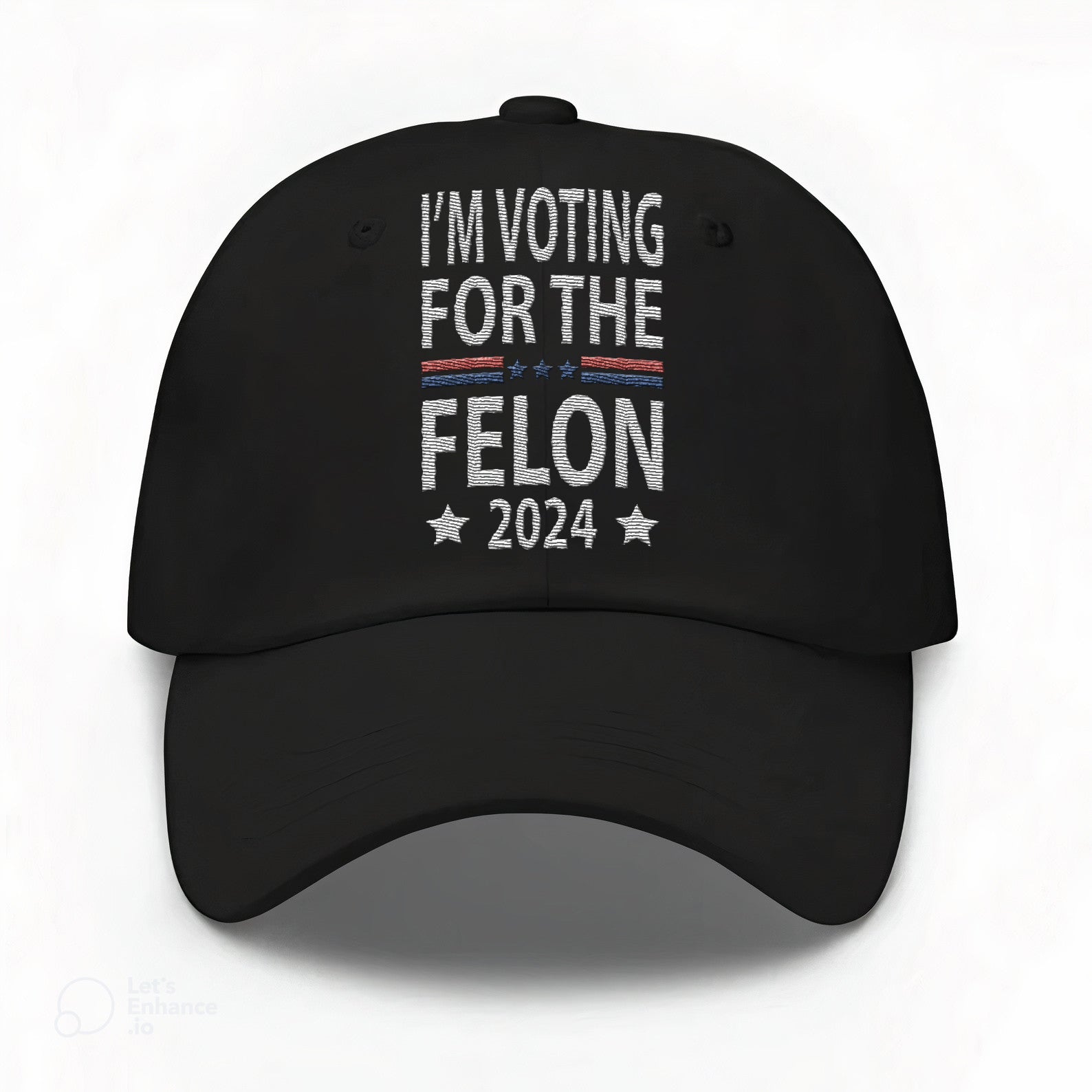 Voting For The Felon Trump 24 Embroidered Hat #21 Tu4