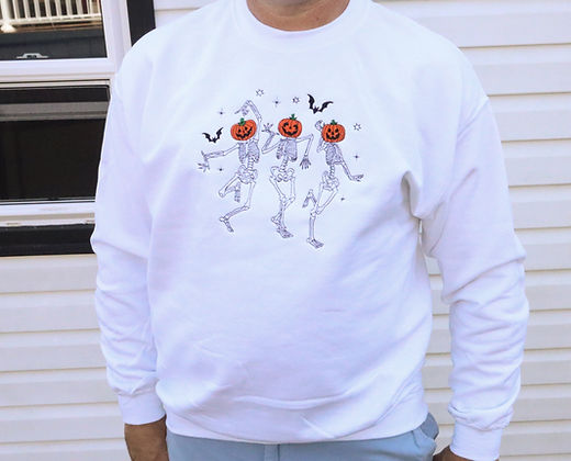 Pumpkin Skeletons sweater EMHA2808