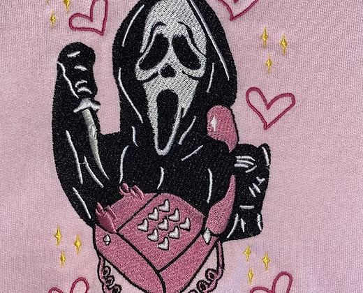 Pink scream hoodie EMHA2808