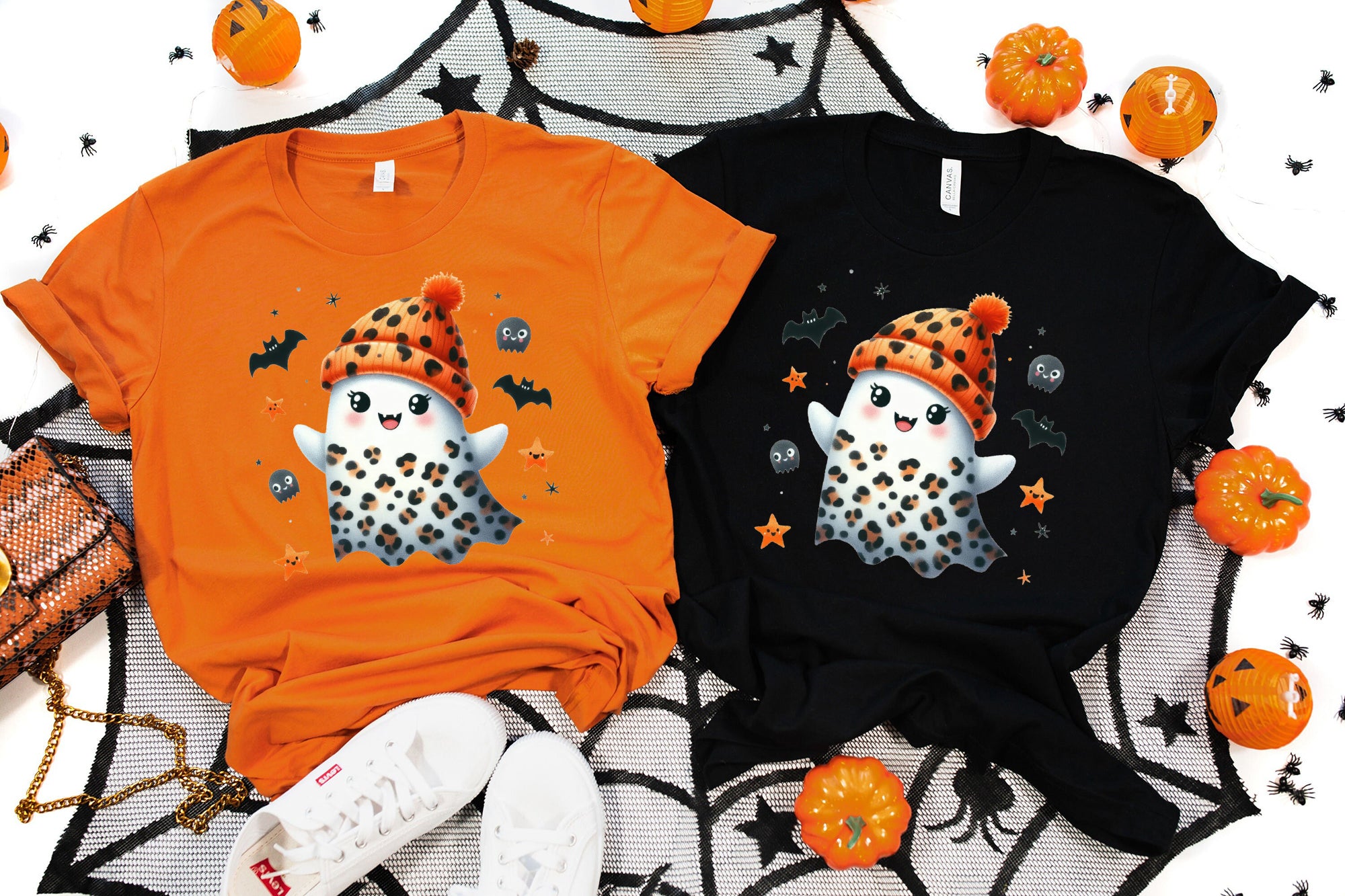 Halloween Ghost Shirt, Cute Ghost Shirt, Womens Halloween Shirt, Cute Fall Shirt, Spooky Season Shirt HW2507 03