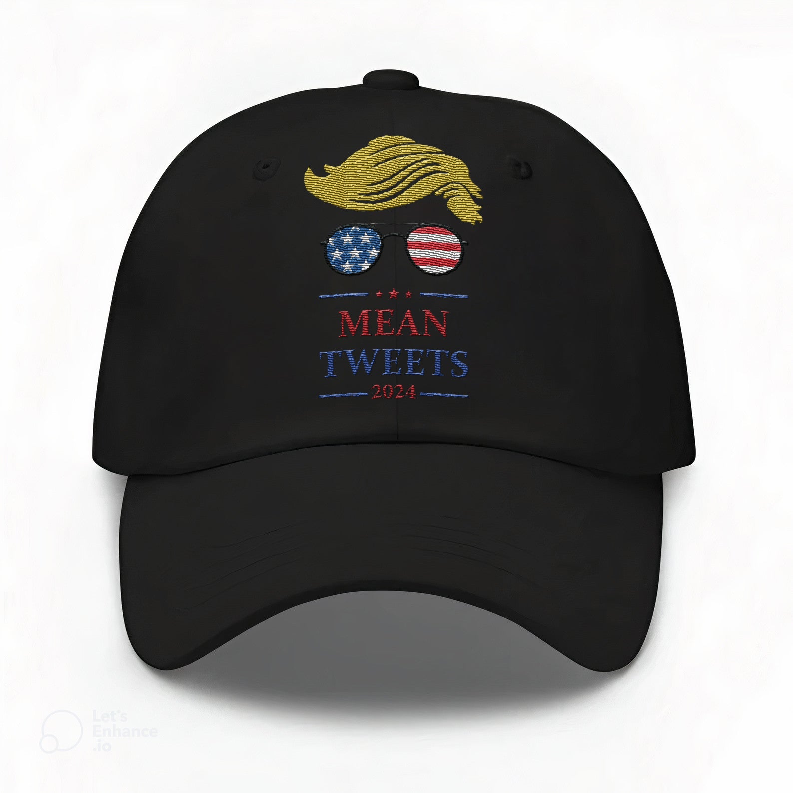 Mean Tweets 24 Trump Embroidered Hat #47 Tu4