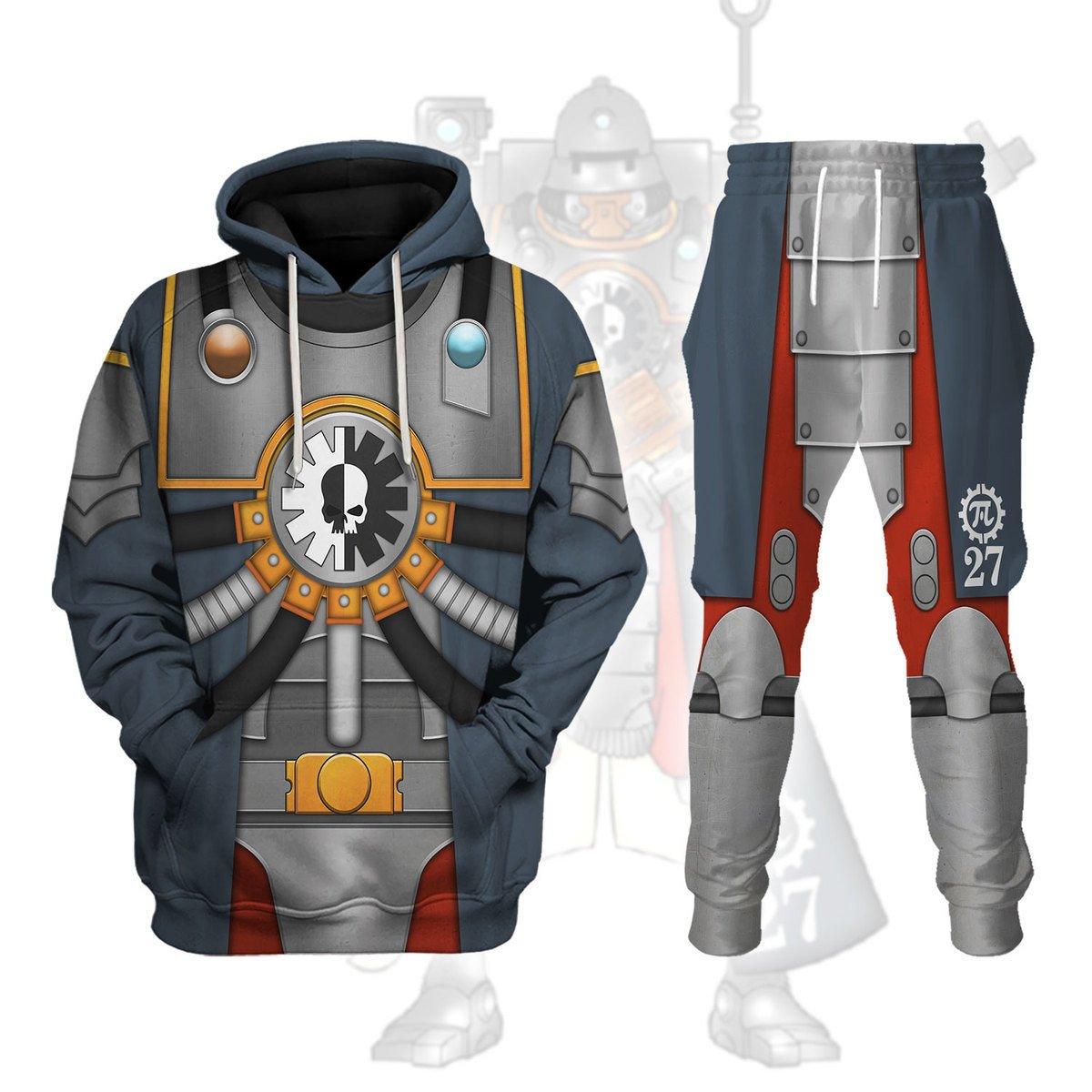 Agripinaa Warhammer Costume Hoodie Jogger, Agripinaa Space Marines Cosplay 3D Hoodie Pants, Warhammer 3D Tracksuit, Warhammer Game Outfit TQT1