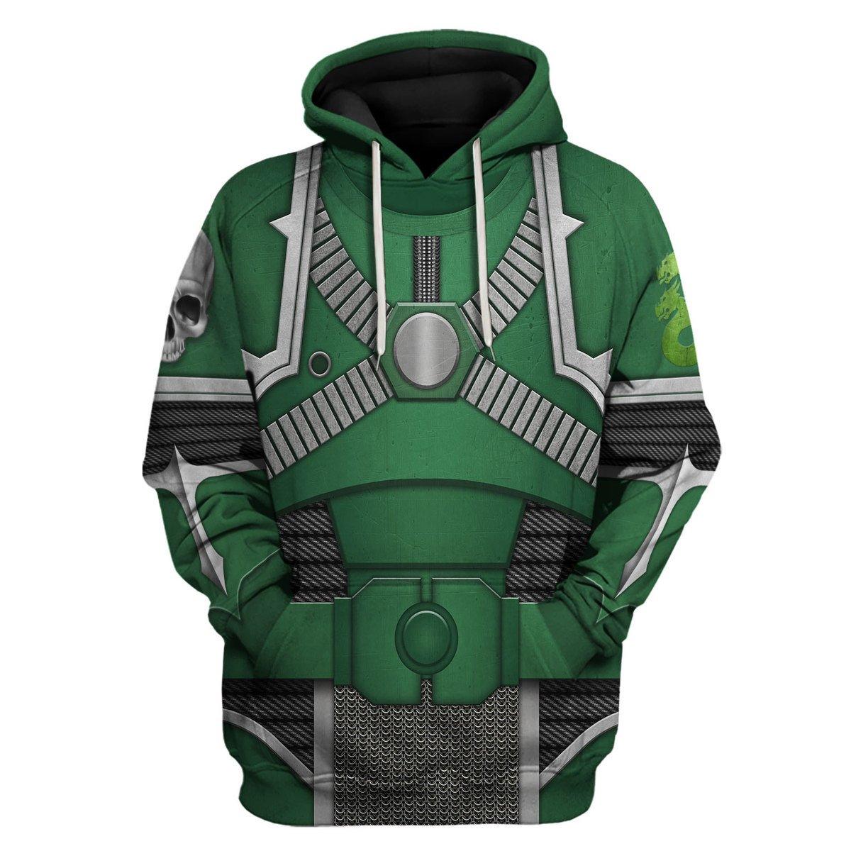 Alpha Legion Colour Scheme Warhammer Costume Hoodie Jogger,Alpha Legion Colour Scheme Marines Cosplay 3D Hoodie Pants, Warhammer 3D Tracksuit 