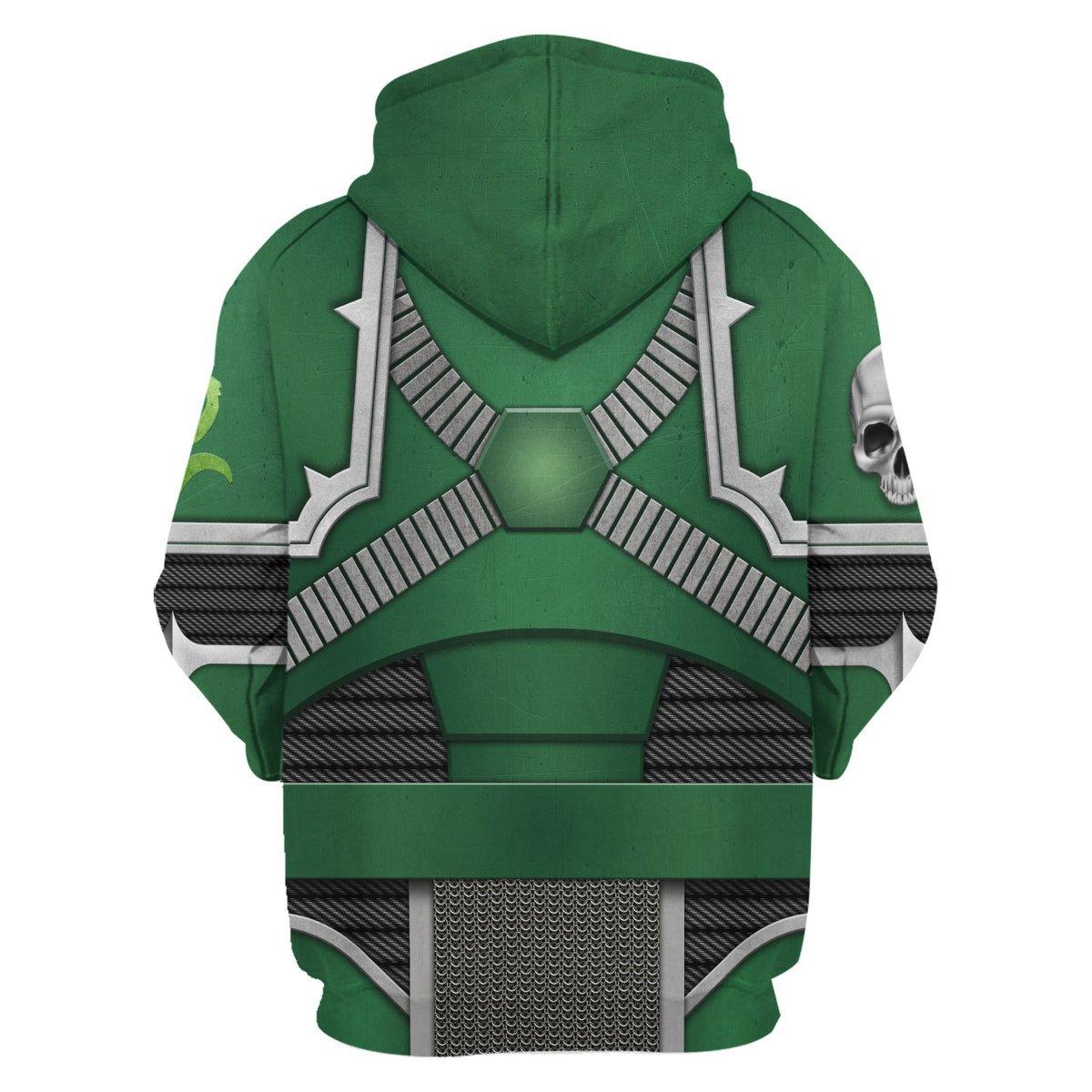 Alpha Legion Colour Scheme Warhammer Costume Hoodie Jogger,Alpha Legion Colour Scheme Marines Cosplay 3D Hoodie Pants, Warhammer 3D Tracksuit 