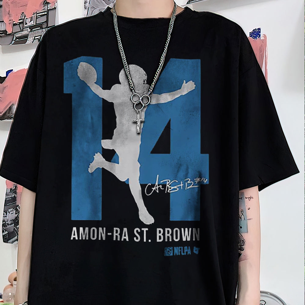 Amon-ra St Brown Action Number Silo Shirt